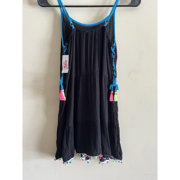 Justice Girls Pom-Pom Swim Cover-up Beach Pool Size 10 NWT - Picture 3 of 4